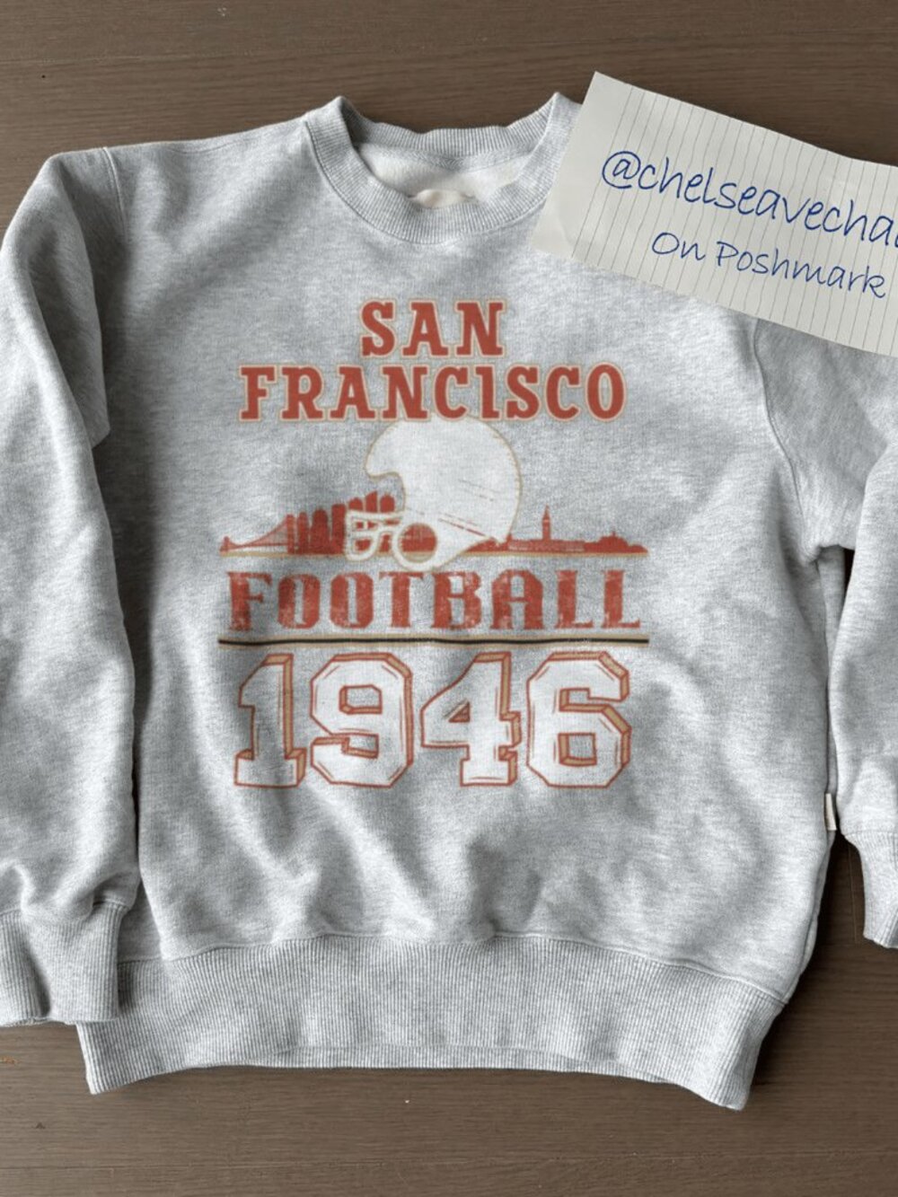 Vintage San Francisco 49ers Football Sweatshirt, NFL SF 49ers Men Women Shirt